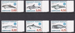 Greenland, Fauna, Whales MNH / 1998