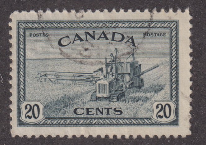 Canada 271 King George VI Peace Issue, Harvesting 1946