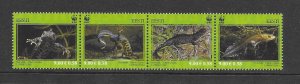 ESTONIA #653 NEWTS WWF MNH