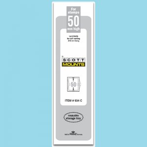 Scott Mounts Clear,  50mm STRIP 215 ,(Pgk. 15) (00934C)*