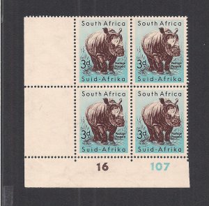 SOUTH AFRICA SC# 204 CONTROL B/4 #16+107   FVF/MOG  1954