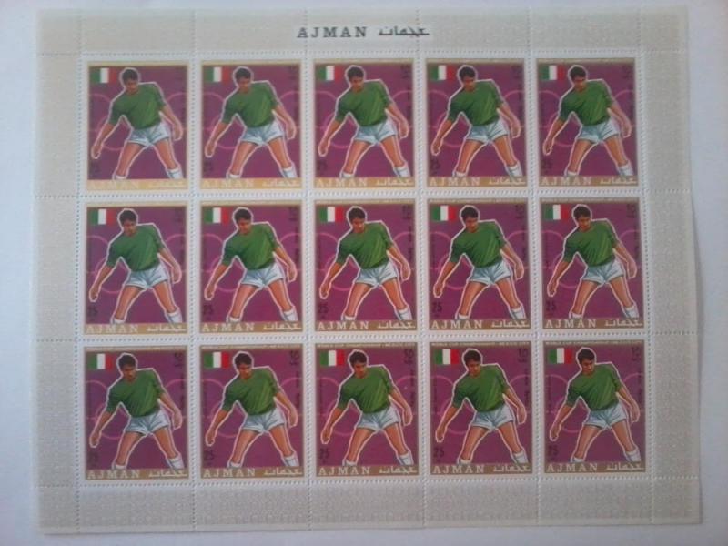 AJMAN SHEET SOCCER FOOTBALL