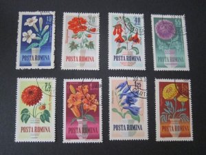 Romania 1964 Sc 1623-30 set FU