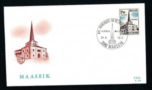 D455897 Belgium Maaseik Buildings Architecture Church Aldeneik 1972