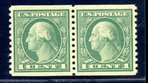 US SCOTT #490 PAIR MINT-SUPERB-OG-NH GRADED 98 W/ PSE CERT SMQ $250 (5/14/24 GP)