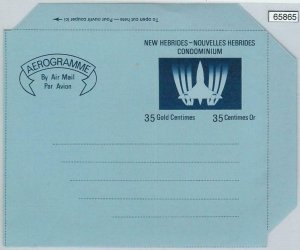 65865 - NEW HEBRIDES Condominium - Postal History -    AEROGRAMME : CONCORD