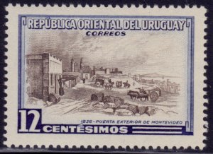 Uruguay,1954, Outer Gateway to Montevideo, 12c, MNH**