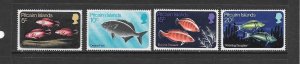 FISH - PITCAIRN ISLANDS #114-17  MNH