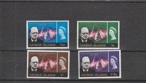 Cayman Islands  Scott#  176-179  MH  (1966 Churchill Memorial Issue)