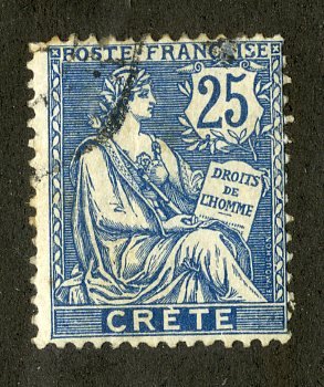 FRENCH CRETE 9 USED SCV $4.50 BIN $2.00 HELVETIA