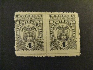 Colombia-Tolima #79 var mint hinged pair imperf between a21.5 2470