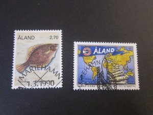 Finland Aland 1989 Sc 46,48 FU