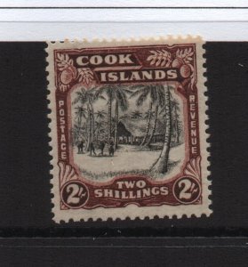 Cook Islands1938 SG128 2 Shillings  W43 mounted mint