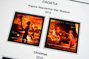 COLOR PRINTED CROATIA 2011-2018 STAMP ALBUM PAGES (53 illustrated pages)