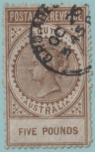 SOUTH AUSTRALIA 90A 1896 sg 205 USED NO FAULTS VERY FINE EXCEPTIONALLY RARE! SOD