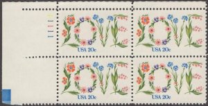 Scott # 1951A - US Plate Block Of 4 - LOVE - MNH - 1982