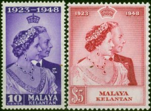 Kelantan 1945 RSW Set of 2 SG55-56 Fine MM