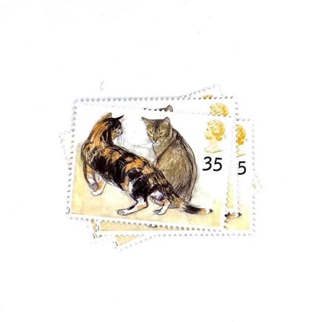 5 x Tortoiseshell and Abyssinian Cats 35p Stamps 1995 UNused GB Mint MNH