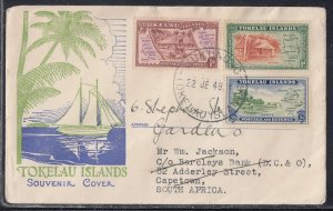 Tokelau Islands Scott 1-3 FDC - 1948 Issue