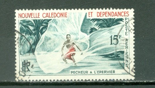 NEW CALEDONIA FISHING #C29...USED NO THINS...$2.25