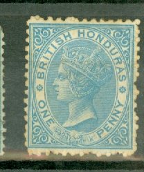 AA: British Honduras 4 unused no gum CV $100