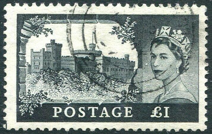 1955 Waterlow £1 Black Sg 539 FINE USED V83938