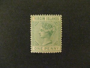 Virgin Islands #10 mint hinged pencil mark on gum a21.3 2385