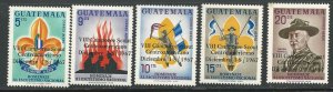 Guatamala  C376-C380  MNH