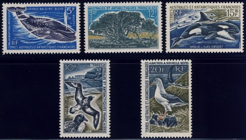 Scott #25-8 Whale & Albatross MNH