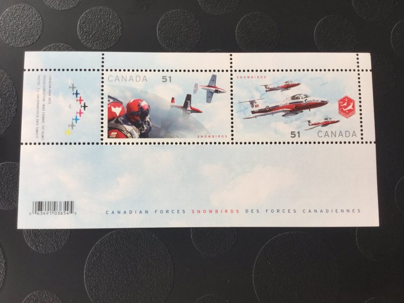 Canada Mint NH #2159b Canadian forces snowbirds, airplane