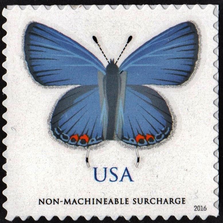 SC#5136 (68¢) Eastern Tailed-Blue Butterfly Single (2016) SA