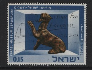 Israel #323  used 1966   without tab Museum Exhibits 15a