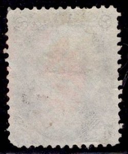 US Stamp #73 2c Jackson USED SSCV $105+++. Stunning +$50 Red Cancel w/ 4 margins
