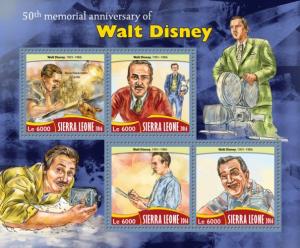 SIERRA LEONE 2016 SHEET WALT DISNEY srl16703a