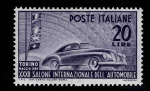 Italy Scott 532 MNH** 1950 Auto Show stamp