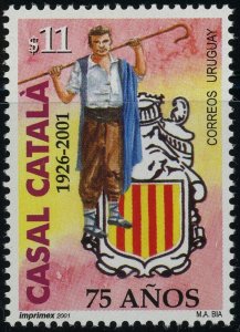 Uruguay #1899 Casal Català 11p Postage Stamp Latin America 2001 Mint LH
