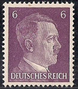 Germany #510 6pf Adolf Hitler Mint OG NH VF