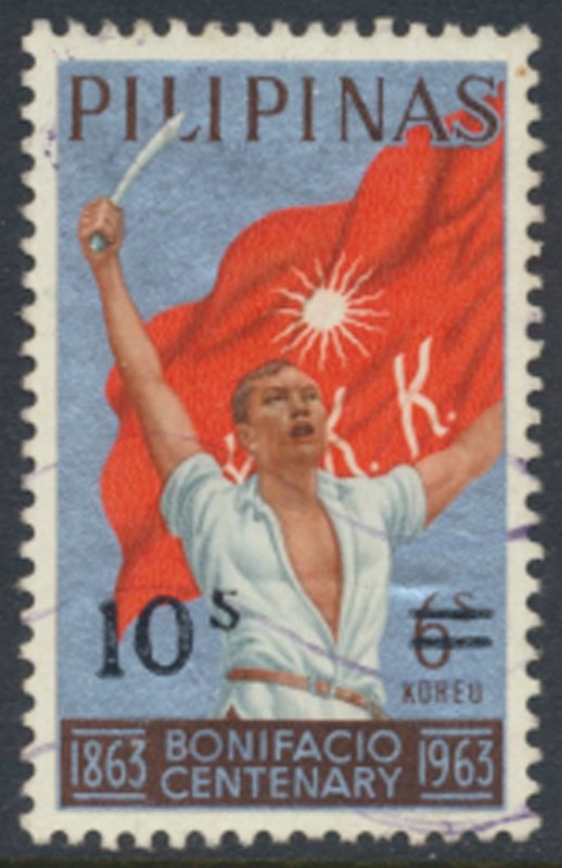 Philippines SC#  1147 Used Bonifacio surcharged   see details & scans