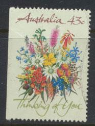 Australia SG 1231  Used imperf left margin from booklet 