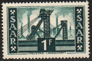 Saar Sc #232 Mint Hinged