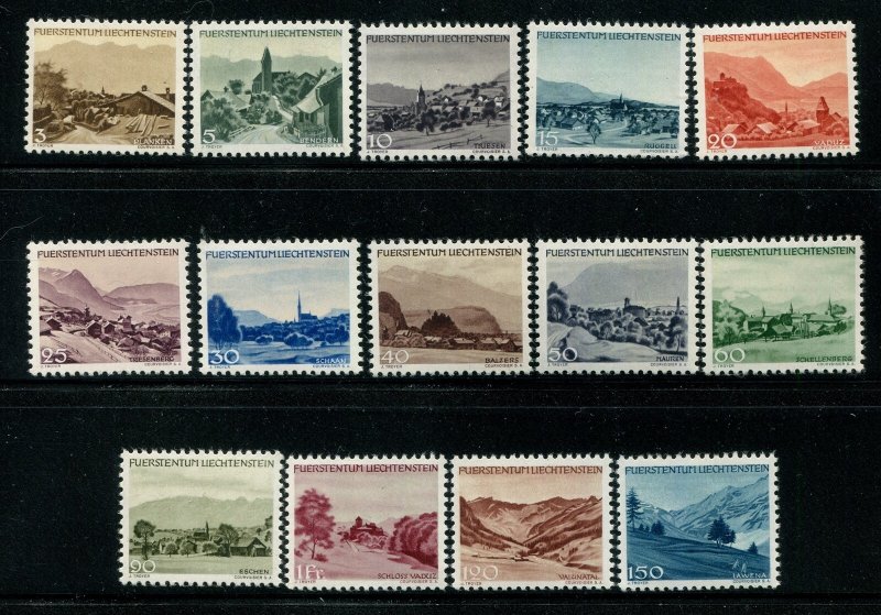 Liechtenstein #198-211 Mint Set