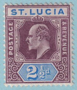 ST LUCIA 52a  MINT HINGED OG * NO FAULTS VERY FINE! - UPK