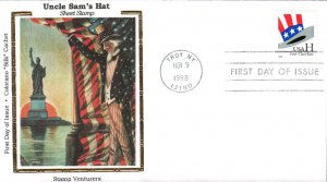 #3260 Uncle Sam Hat Colorano FDC
