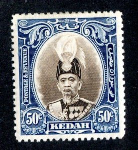 325 BCX  1937 Kedah Sc.#51 M* cv $10 ( Offers welcome )