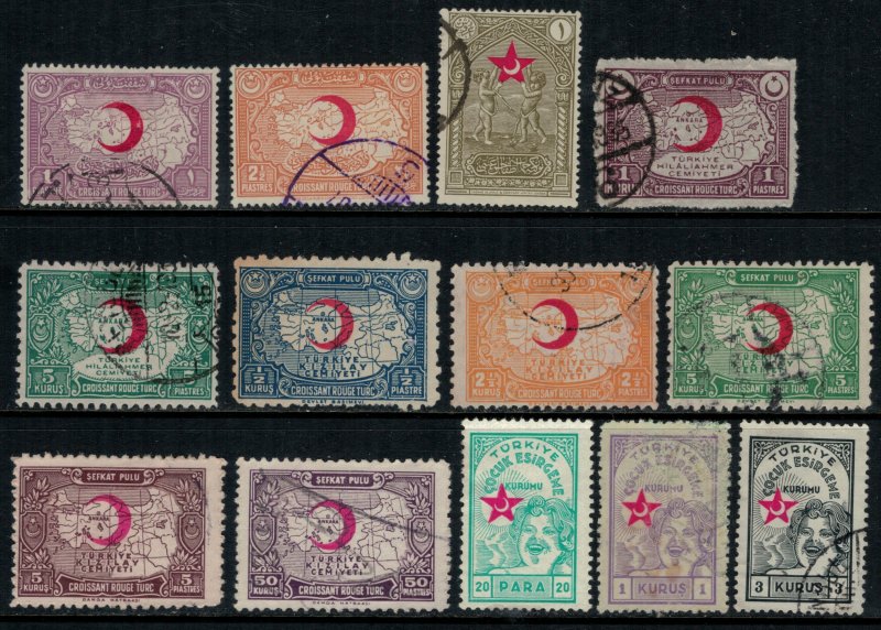 Turkey #RA1-1,8,24,6,30,2-3A,5A,9-40,3*/u  CV $4.10