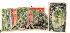 Mozambique Company #175-8 MH, 179, 180 MH, 181, 183 used,186 MNH,188 used,189 MH