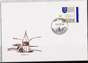 Liechtenstein. FDC.1995  60r Machine Label. Fine Used