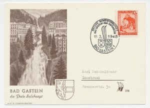 Card / Postmark Austria 1948 Skiing - Championships