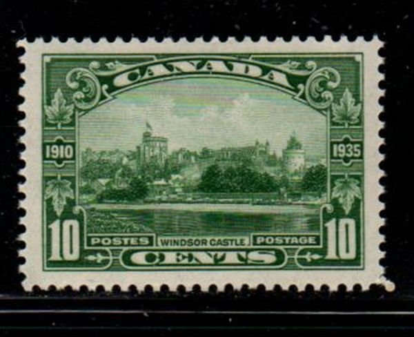 Canada Sc 215 1935 10 c Windsor Castle stamp mint NH