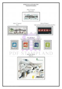 French Antarctic Territories (Lands) 1955-2020 PDF (DIGITAL)  STAMP ALBUM PAGES